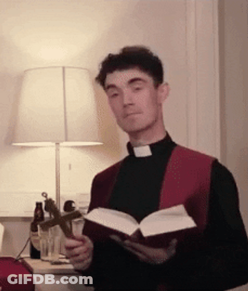 God Bless Priest GIF
