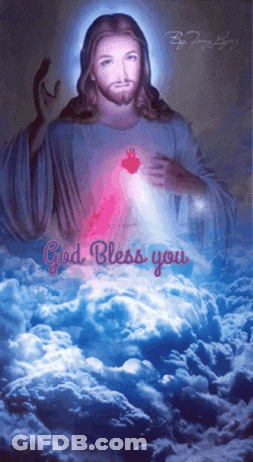 God Bless You Heaven Jesus GIF