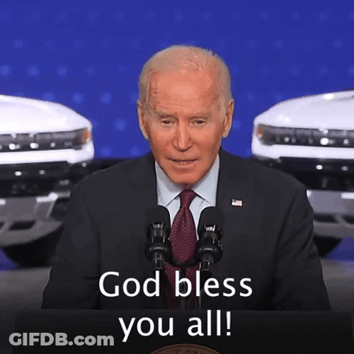 God Bless You Joe Biden Democratic Party GIF