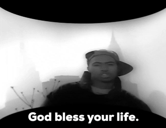 God Bless You Nas Rapper GIF