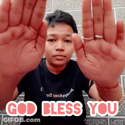 God Bless You Praying Guy GIF