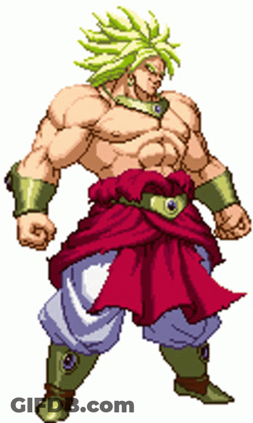 God Broly Pixel Art GIF