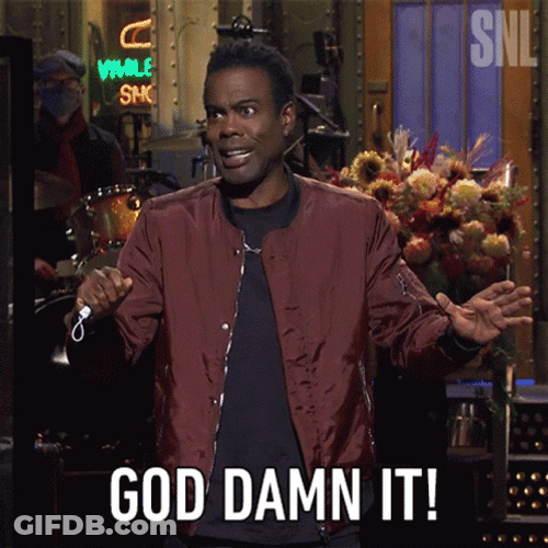 God Damn It Meme Chris Rock GIF