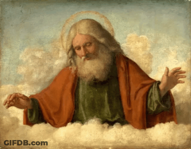God Looking Down GIF