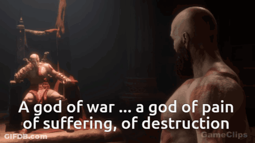 God Of War God Of Pain Suffering Destruction Gameclip GIF