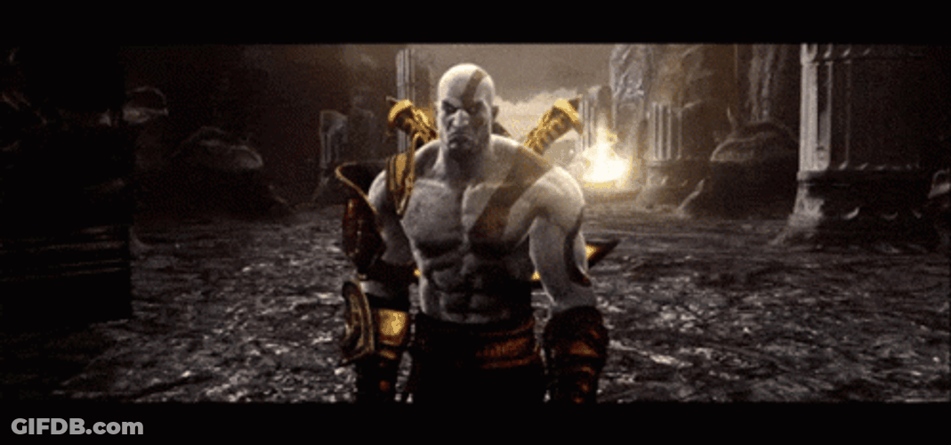 God Of War Kratos Dramatic Walk GIF