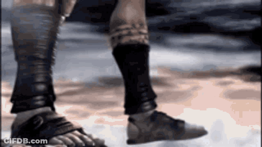 God Of War Kratos Flying In The Air GIF