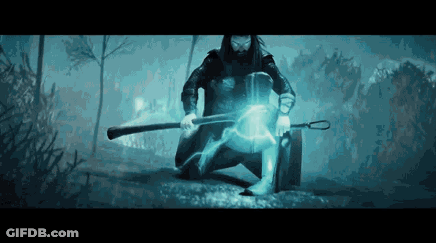 God Of War Powerful Kratos And Thor's Weapons GIF