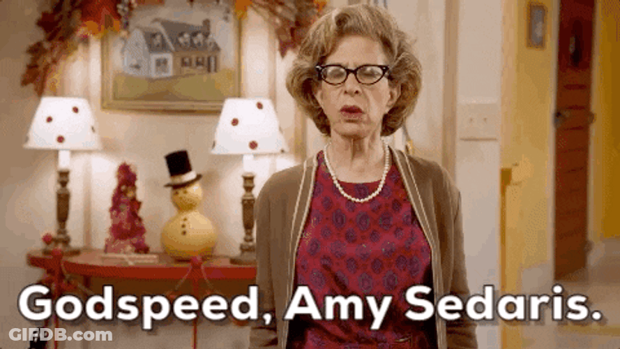 God Speed Amy Sedaris GIF