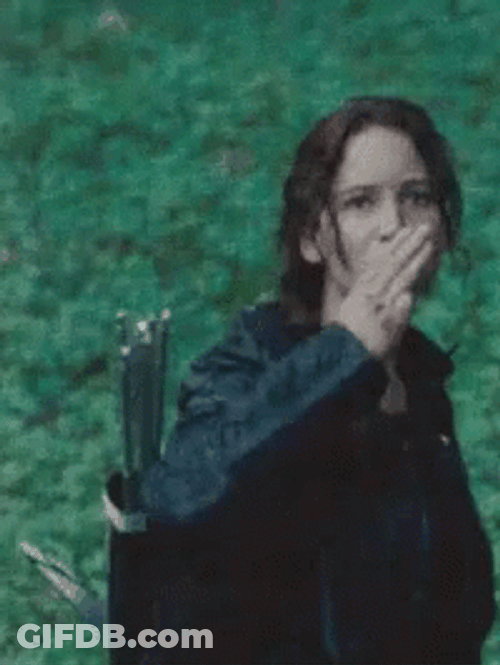 God Speed Salute Hunger Games GIF