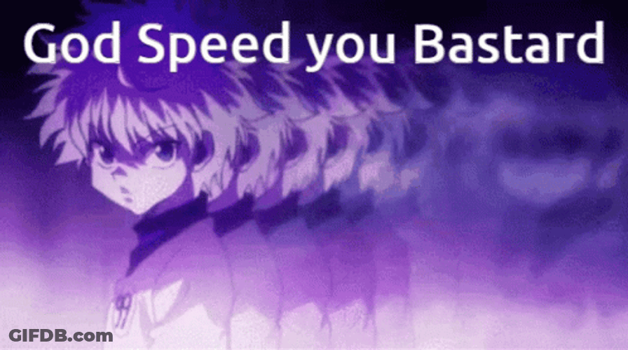 God Speed You Bastard GIF