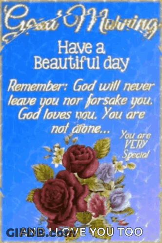 God Will Never Leave You Nor Forsake You GIF