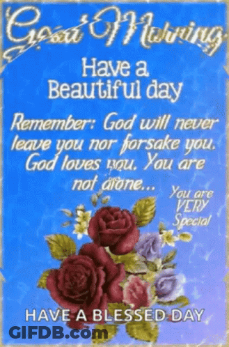 God Will Never Leave You Nor Forsake You GIF