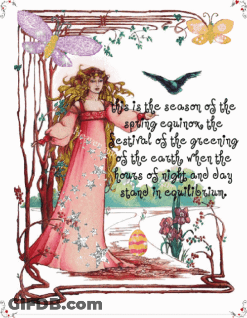 Goddess' First Day Of Spring GIF