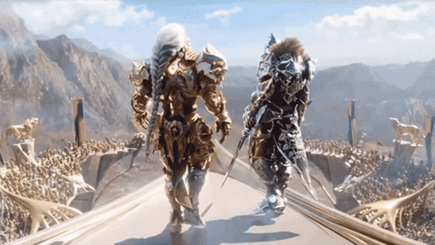 Godfall Macros Winning Celebration GIF