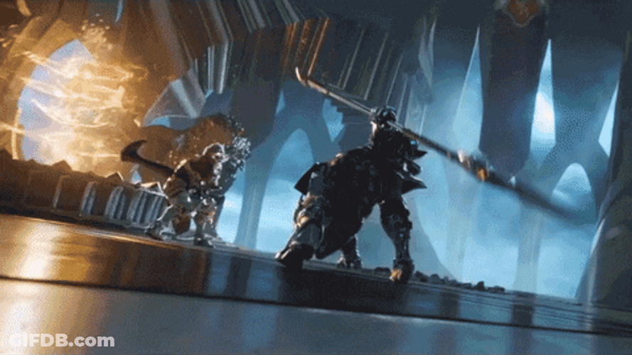 Godfall Orin Attacking Macros GIF