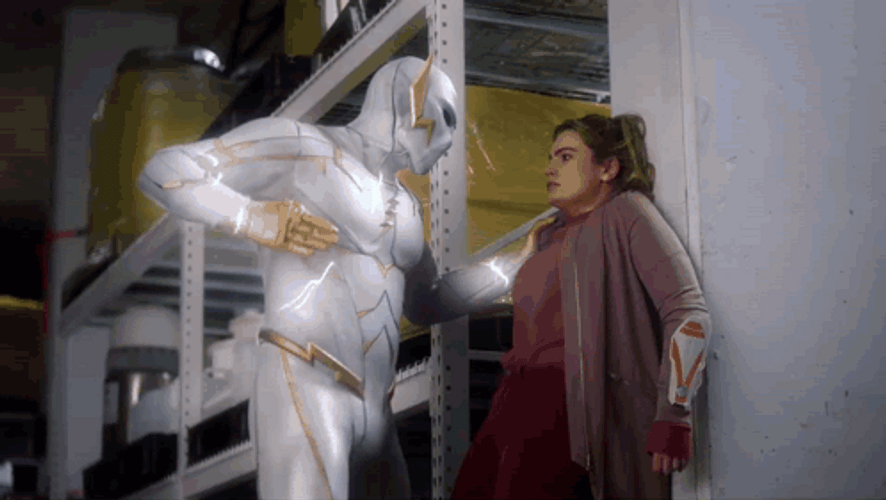 Godspeed Flash Punched The Woman GIF