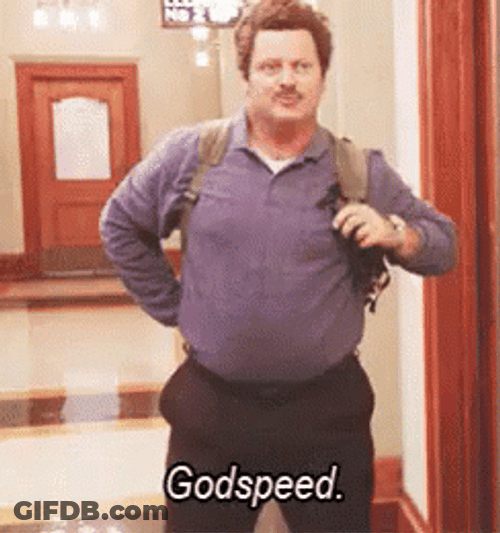 Godspeed Nick Offerman GIF