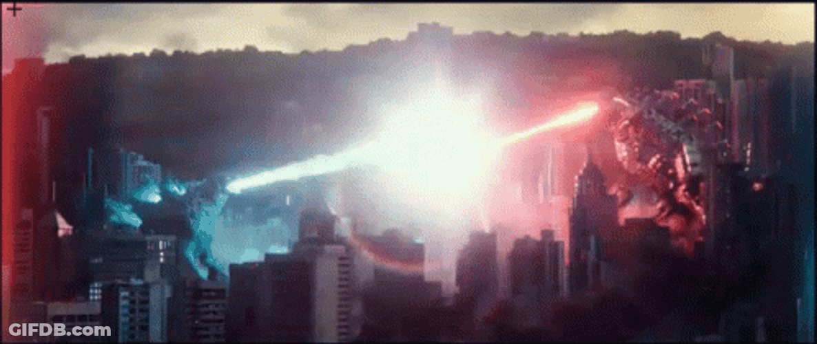 Godzilla 2021 Power Breath Fight GIF