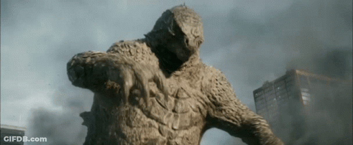 Godzilla 2021 Running In The City Fast GIF