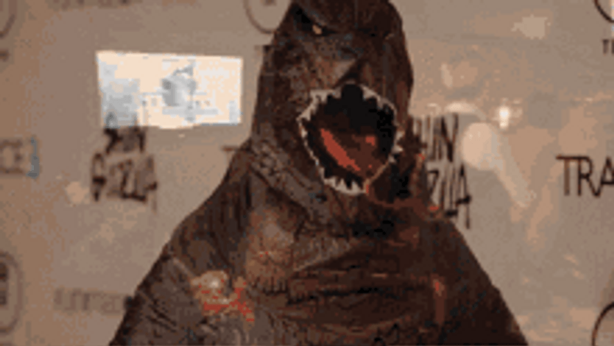 Godzilla Dabbing GIF