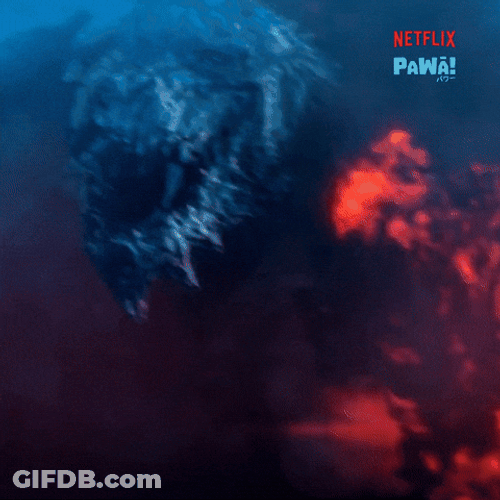 Godzilla Fire Blasting Dance GIF