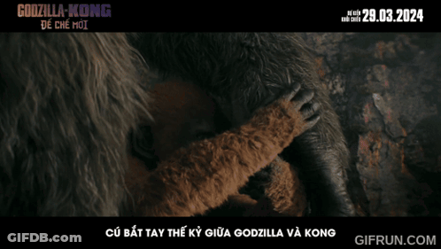 Godzilla Kong Movie Poster GIF