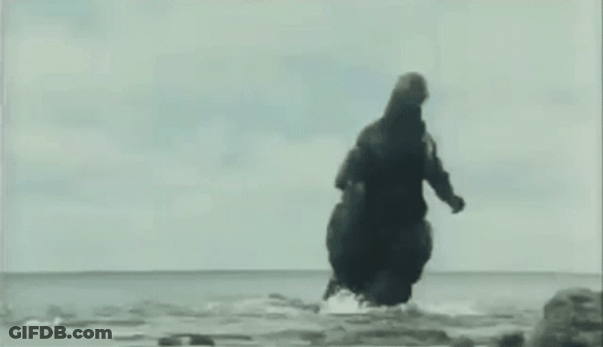 Godzilla Meme Dab GIF