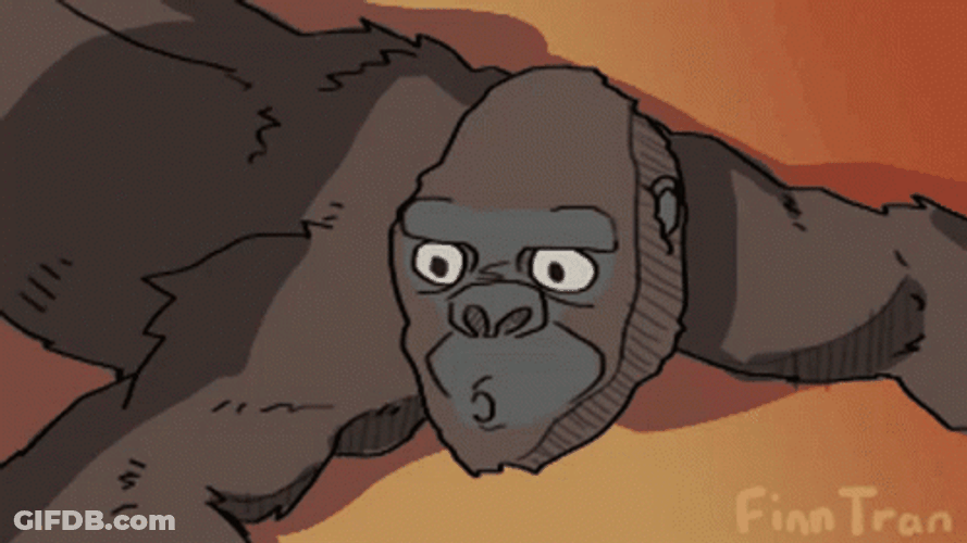 Godzilla Meme MMM Monke GIF
