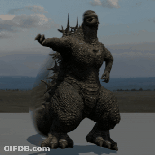 Godzilla Minus One Dancing GIF