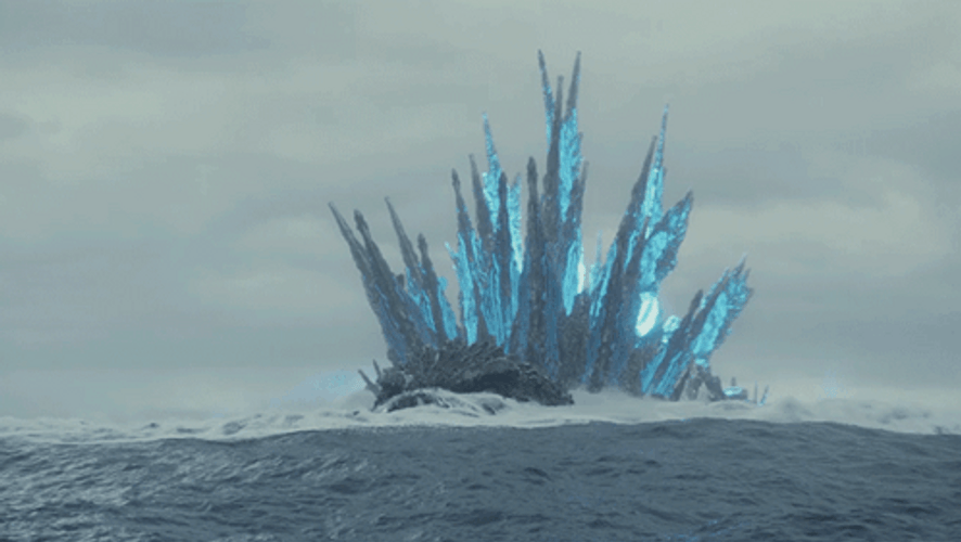 Godzilla Minus One On Water GIF