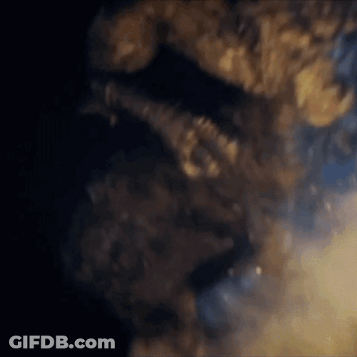 Godzilla Minus One Stretching GIF