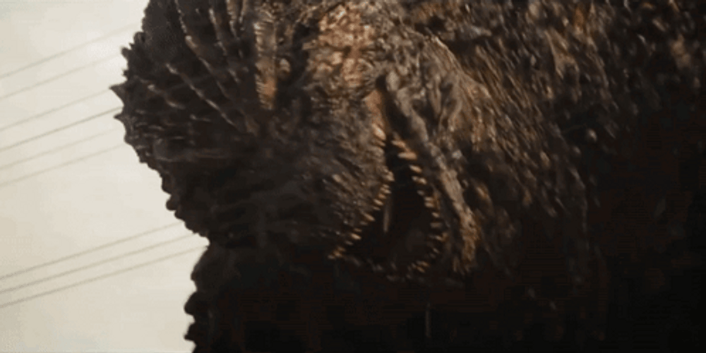 Godzilla Minus One Yawning GIF