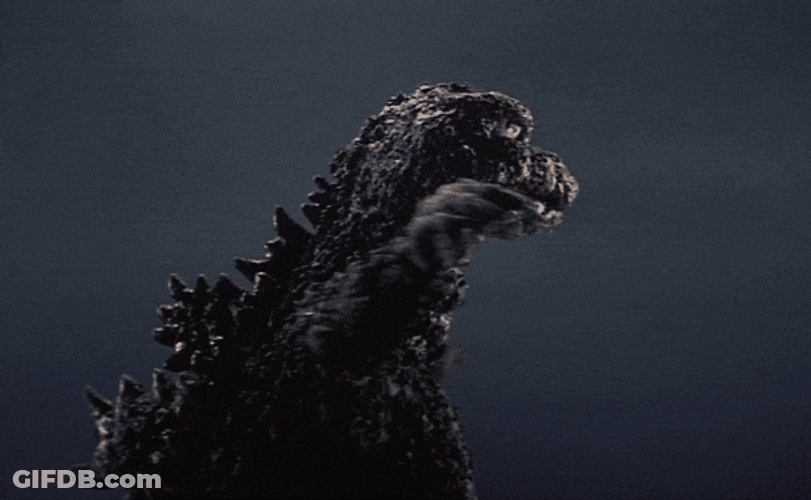 Godzilla Nodding Head Dance GIF