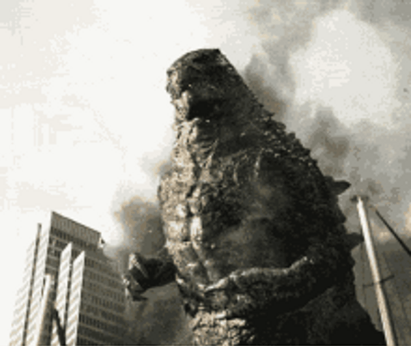 Godzilla Roaring GIF