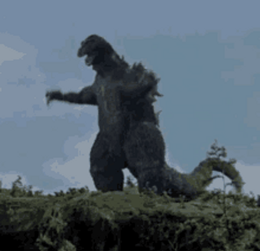 Godzilla Shake Dance GIF
