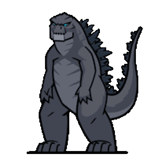 Godzilla Sticker GIF