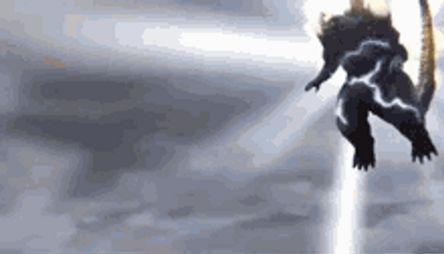 Godzilla Super Landing GIF
