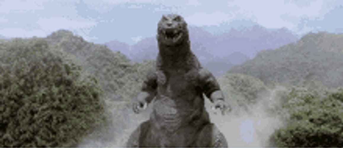 Godzilla Tail Whip GIF