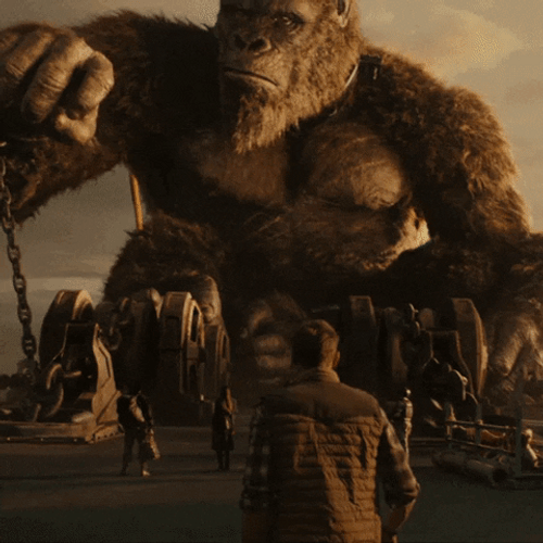 Godzilla Vs Kong Chained Arm GIF