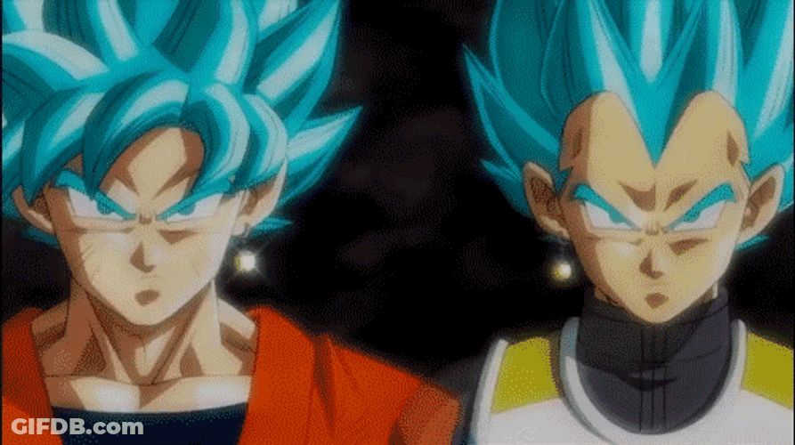 Gogeta Blue Goku Vegeta GIF
