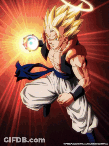 Gogeta Dragon Ball Cartoon Character GIF
