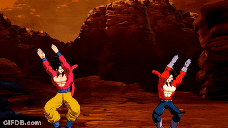 Gogeta Fusion DB Legends GIF