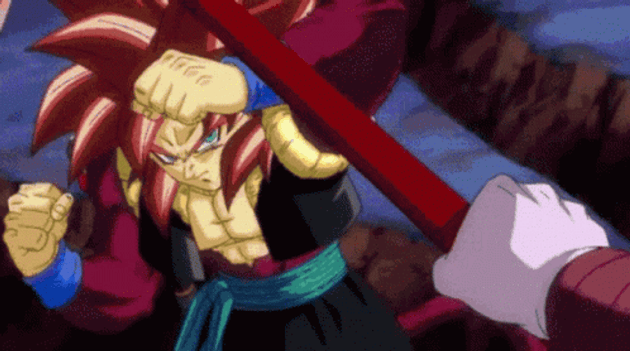 Gogeta Kaioken Vs Shroom GIF