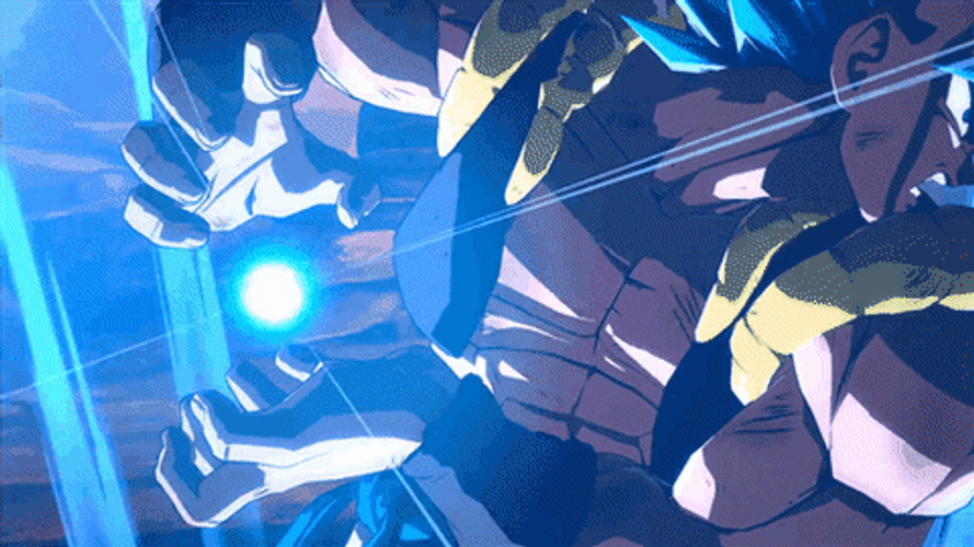 Gogeta Kamehameha DBFZ GIF