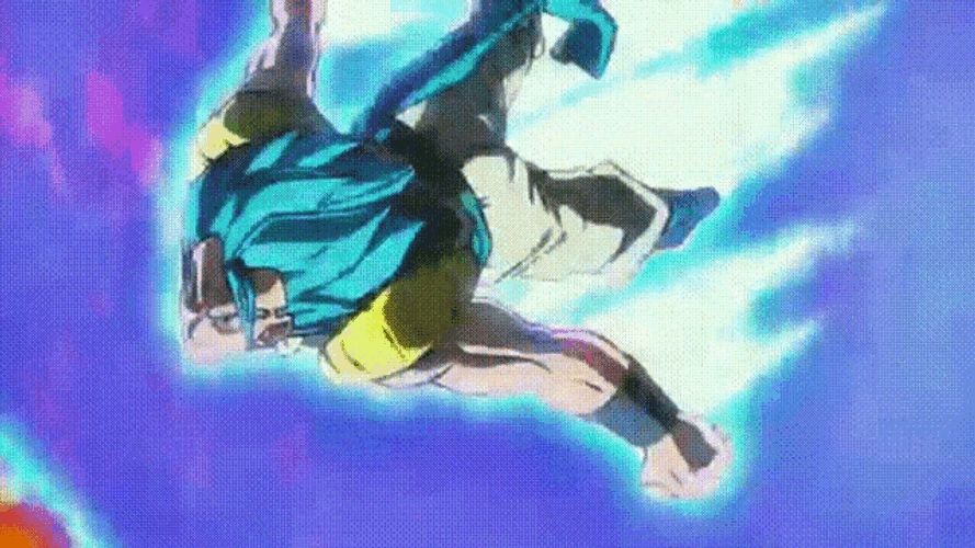Gogeta Punch Super Broly GIF
