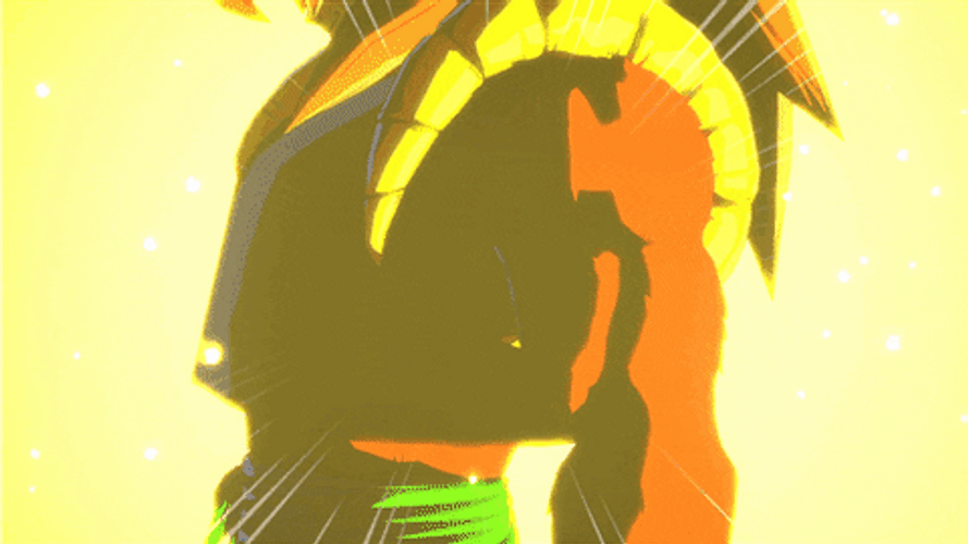 Gogeta Reveal DBFZ GIF