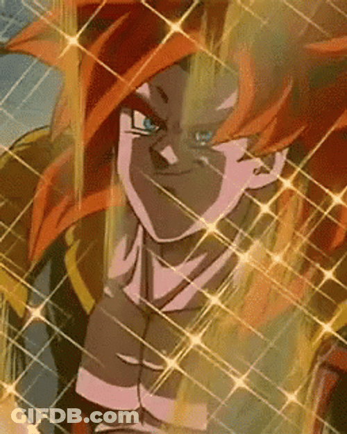 Gogeta SS4 Dragon Ball GT GIF