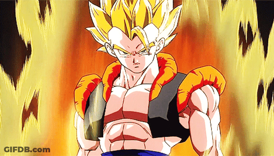 Gogeta Super Saiyan DBZ GIF