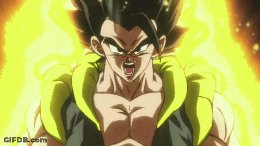 Gogeta Super Saiyan Rage GIF